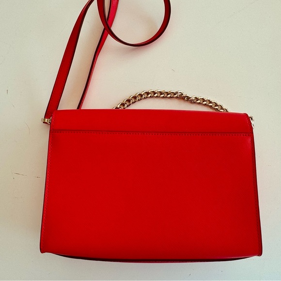 Kate Spade Carson Leather Crossbody Digital Red Handbag Retail $279 - Picture 6 of 16